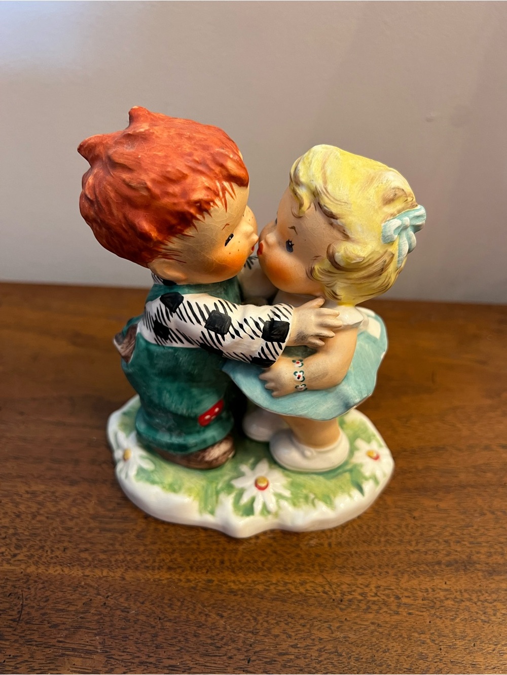 Goebel Vintage W. Germany 1957 “The Stolen Kiss” Ceramic and Porcelain Figurine
